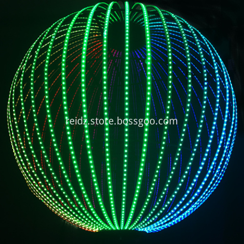 christmas decoration LED 3D DMX Ball Light